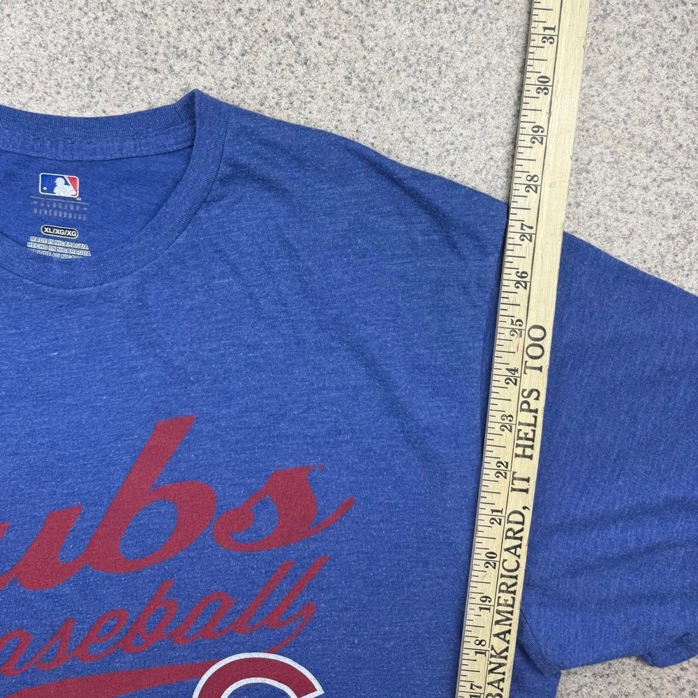 MLB Genuine Merchandise Chicago Cubs‎ National League Graphic Tee Shirt Blue XL - Picture 5 of 6